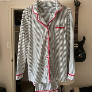 Retro Striped Pajama Set